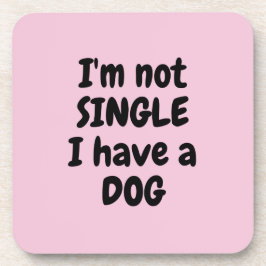 Ik ben geen enkele harde plastic Onderzetter - set