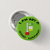 Ik ben geen expert in wetenschap! ronde button 3,2 cm (Voorkant /achterkant)