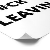 IK BEN GEEN F#CKN VERLATEN! POSTER (Hoek)