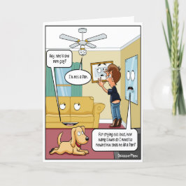 Ik ben geen fan Grappige Verjaardagskaart Kaart