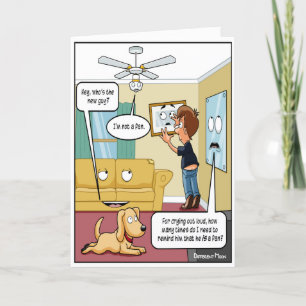 Ik ben geen Fan Punny Birthday Card Kaart