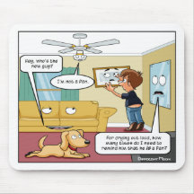 Ik ben geen Fan Punny Muismat