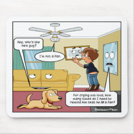 Ik ben geen Fan Punny Muismat