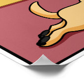 Ik ben geen Fan Punny Poster (Hoek)