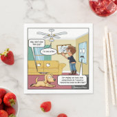 Ik ben geen fan van punny party servetten (Insitu)