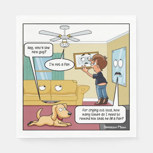 Ik ben geen fan van punny party servetten (Voorkant)