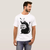 Ik ben geen feeder rat. t-shirt (Voorkant volledig)