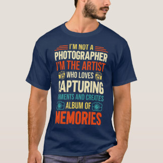 Ik ben geen fotograaf t-shirt