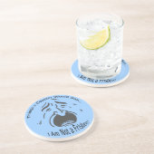 Ik ben geen Frisbee Onderzetter (Zijkant)