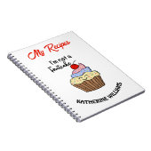 Ik ben geen fruitcake-gewoonte notitieboek (Rechterzijde)