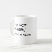 Ik ben geen geek. koffiemok (Voorkant links)
