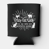 Ik ben geen gekke kattendame blikjeskoeler (Voorkant)