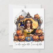 Ik ben geen gewone heks, ik ben een coole heks notitiekaartje (Voorkant)