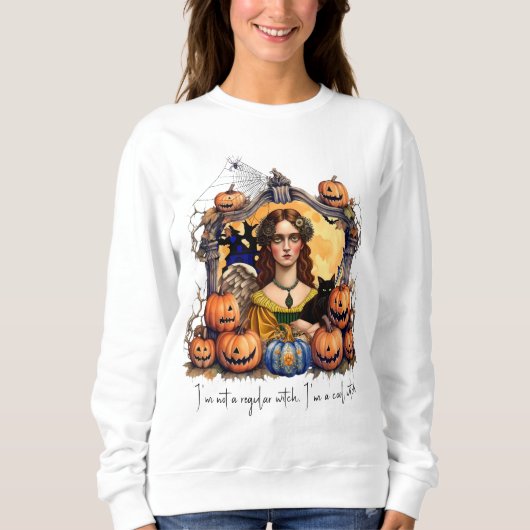 Ik ben geen gewone heks, ik ben een coole heks trui (Voorkant)