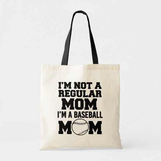 Ik ben geen gewone moeder, ik ben een Baseball mam Tote Bag (Voorkant)