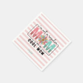 Ik ben geen gewone moeder met roze strepen servet (Hoek)