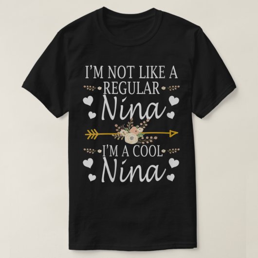Ik ben geen gewone Nina. Ik ben een goede Nina. T-shirt (Design voorkant)