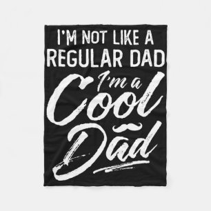 Ik ben geen gewone papa ik ben een coole papa vade fleece deken
