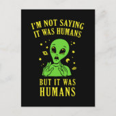 Ik ben geen Gezegde, maar het waren mensen Briefkaart (Voorkant)