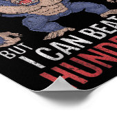 Ik ben geen gorilla, maar ik kan wel honderd Man p Poster (Hoek)