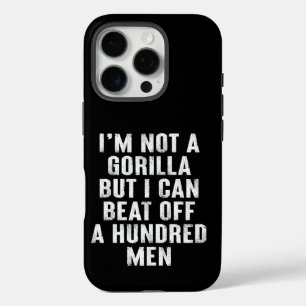 Ik ben geen gorilla, maar ik kan wel honderd Manne iPhone 16 Pro Hoesje