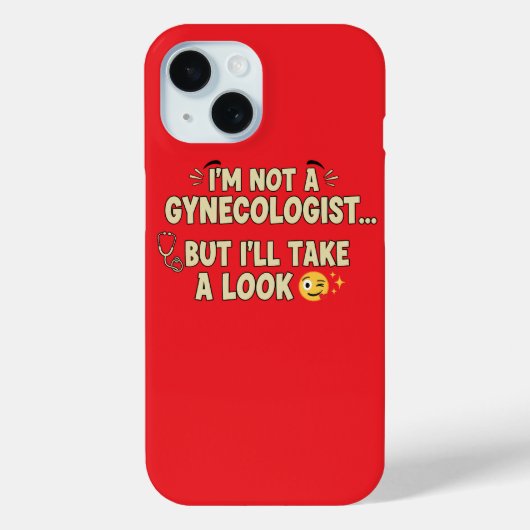 Ik ben geen gynaecoloog, maar ik ga wel even kijke Case-Mate iPhone case (Achterkant)