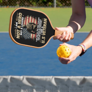 Ik ben geen held, geen legende, ik ben één procent pickleball paddle