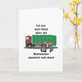 Ik ben geen helo, maar als vuilnisverzamelaar kaart (Gele Bloem)