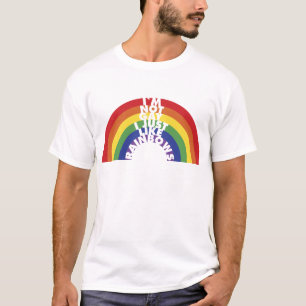 Ik ben geen homo, ik hou gewoon van Rainbows T-shirt