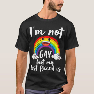 Ik ben geen homo, maar mijn beste vriend is LGBT M T-shirt