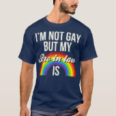 Ik ben geen homo, maar mijn jurk is homo. t-shirt (Voorkant)