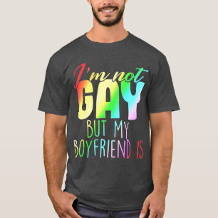 Ik ben geen homo, maar mijn vriend is gek op regen t-shirt