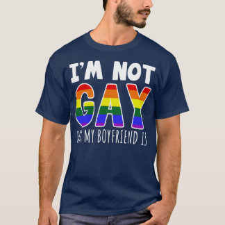 Ik ben geen homo, maar mijn vriend is... t-shirt