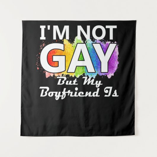 Ik ben geen homo, maar mijn vriend is wandkleed (Voorkant)