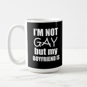 Ik ben geen homo, maar mijn vriend wel koffiemok