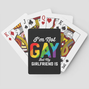 Ik ben geen homo, maar mijn Vriendin is grappig LG Pokerkaarten