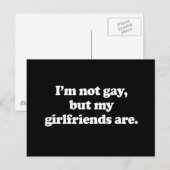 Ik ben geen homo, maar mijn vriendinnen wel (Picku Briefkaart (Voorkant / Achterkant)