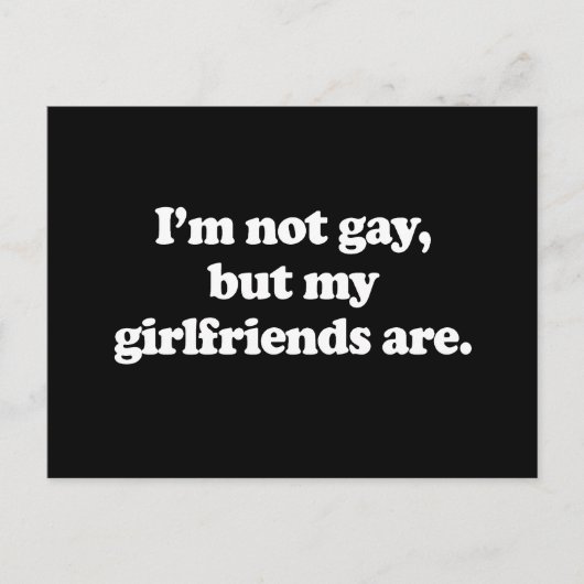 Ik ben geen homo, maar mijn vriendinnen wel (Picku Briefkaart (Voorkant)