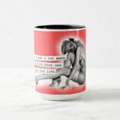 Ik ben geen 'Hot Mess Play One PinUp Girl' Mok (Midden)