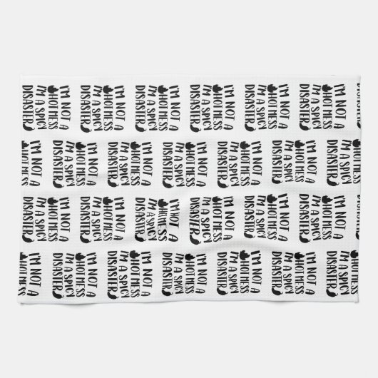 Ik ben geen hot Mess Theedoek (Horizontaal)