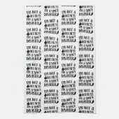 Ik ben geen hot Mess Theedoek (Verticaal)