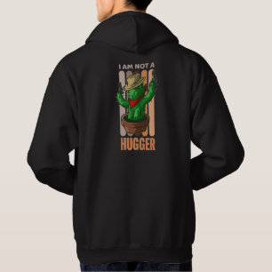 Ik ben geen hugger grappige sarcastische cowboy ca hoodie