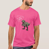 Ik ben geen Hugger T-shirt introvert T rex sarcast (Voorkant)