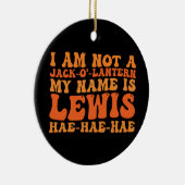 Ik ben geen Jack-o-Lantern. Mijn naam is Lewis Keramisch Ornament (Rechts)