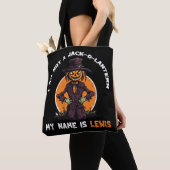Ik ben geen Jack-o-Lantern. Mijn naam is Lewis Tote Bag (Dichtbij)