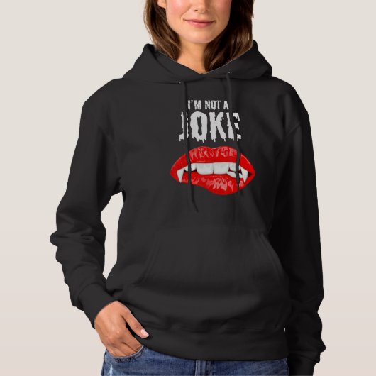 Ik ben geen Joke Hoodie (Voorkant)