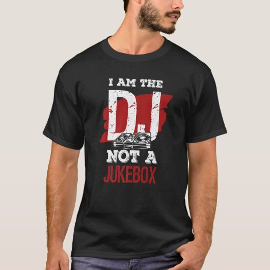 Ik ben geen jukebox t-shirt (Voorkant)
