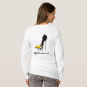 Ik ben geen kaaskop Stiletto Bowl XLV Hoodie T-shirt (Achterkant volledig)