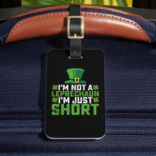 Ik ben geen kabouter, ik ben maar St Patrick's Bagagelabel (Voorkant Insitu 2)