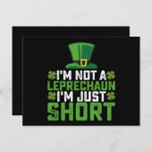 Ik ben geen kabouter, ik ben maar St Patrick's Briefkaart (Voorkant / Achterkant)